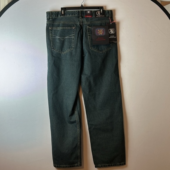 Karizma Collections  Men's Jeans Size 40/32 Vintage Blue Wash - Picture 3 of 16